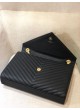  YSL MONOGRAMME BAG 31CM BLACK WITH GOLD CHAIN